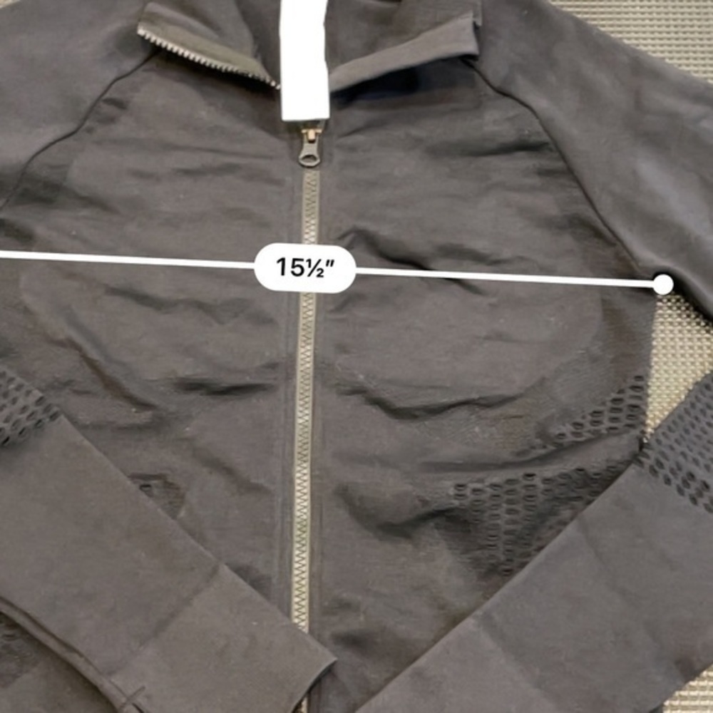 Fabletics Lightweight Long Sleeve Perforated Zip … - image 5